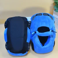 10 COLORS Vehicle Shape Plush Slippers Women Men Cartoon Car Warm Soft House Shoes Birthday Party Indoor Slipper - Image 4