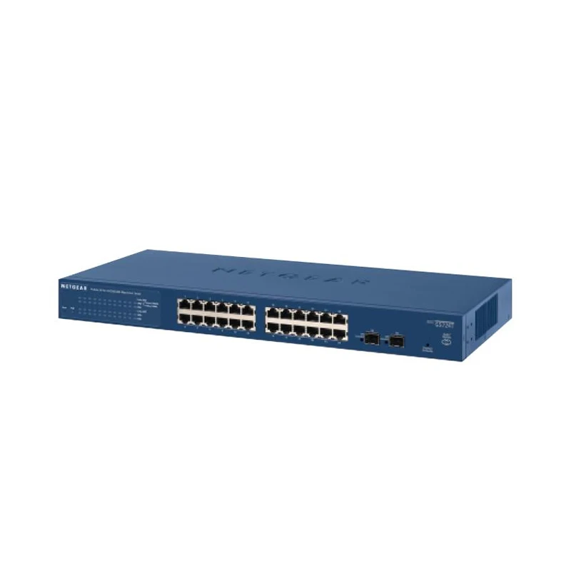 

Интеллектуальный коммутатор NETGEAR GS724Tv4, 24-портовый гигабитный Ethernet смарт-коммутатор с 2 специальными портами SFP s