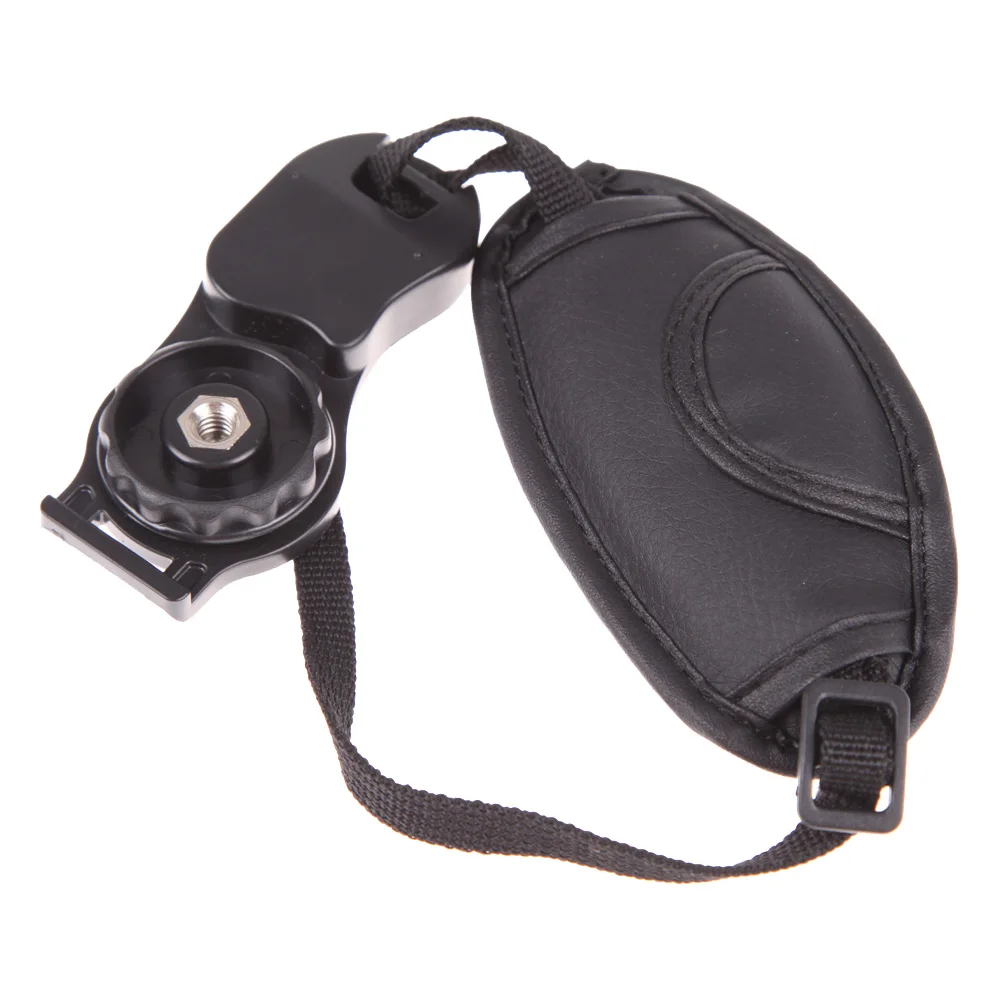 카메라 스트랩 PU 가죽 카메라 손목 스트랩 DSLR 카메라용 핸드 그립 손목 스트랩 (캐논, 니콘, 용)