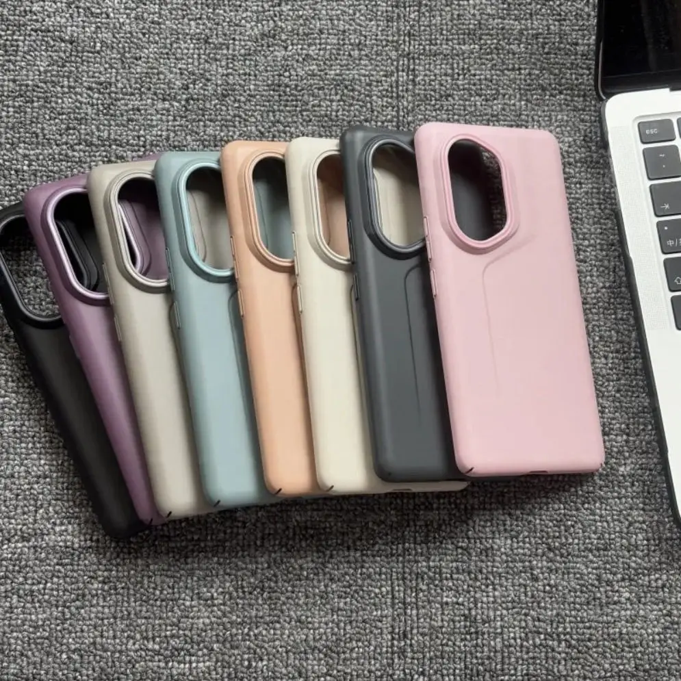 Sleek Magnetic Wireless Charging Protective Case - Hard PC Back Cover
