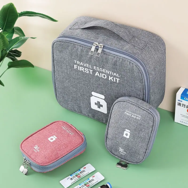 Family First Aid Kit Portable Outdoor Travel Storage Bag Household Large Capacity Layered Medicine Storage Bag 2