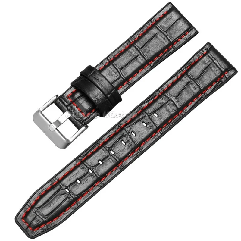 Waterproof Silicone Leather Sport Strap - Universal Replacement Wristband