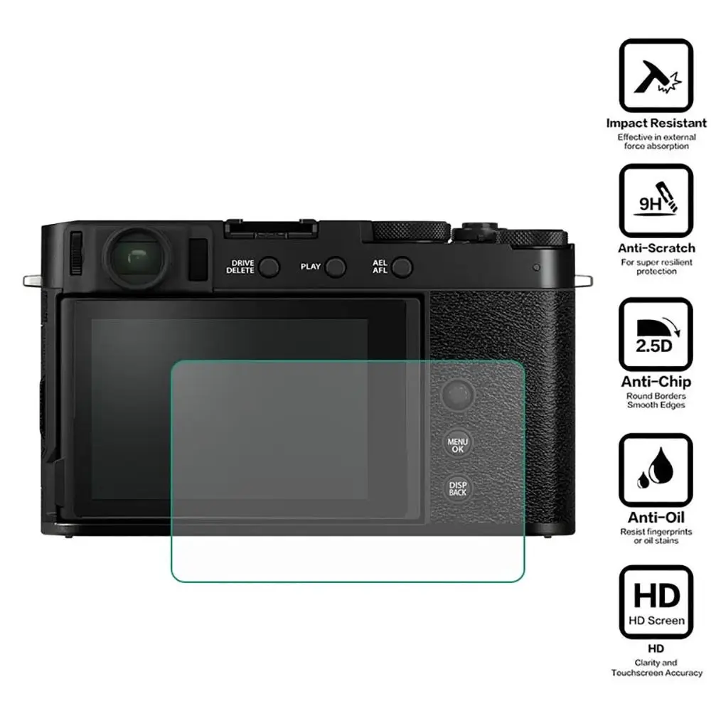 Anti-Fingerprint Screen Protector Anti-Scratch HD Protection Film Durable for Fujifilm X100 VI/Fujifilm X-S20/Fujifilm XT-5 camera replacement part