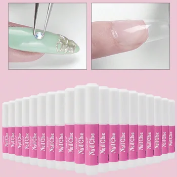 1/10/20pcs 2g Colla super forte per punte di unghie finte Unghie acriliche Premere sulle unghie finte Colla a lunga durata ad asciugatura rapida