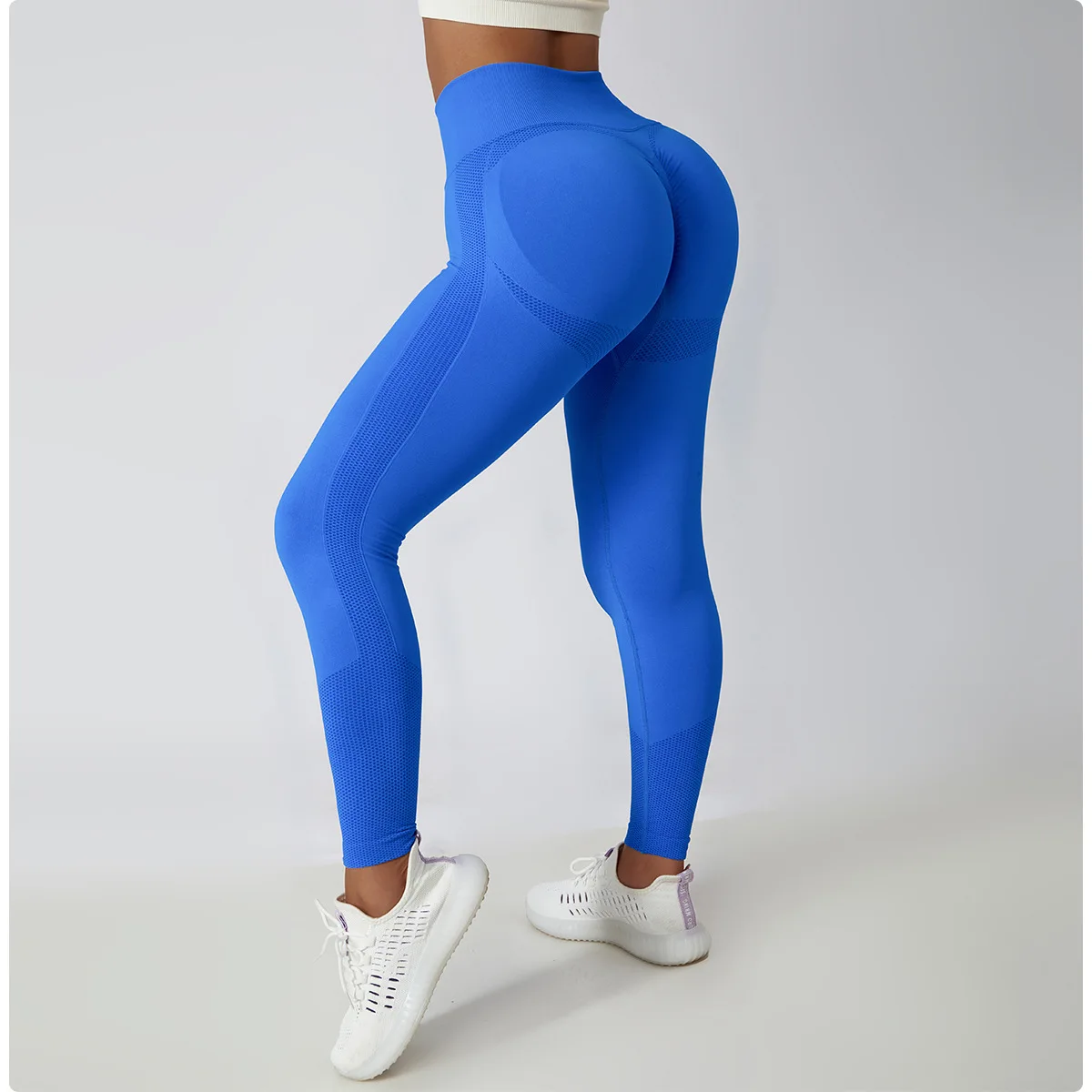 

New Women Arch Outdoor Legging Scrunch Elastic Seamless Sports Gym Leggins High Waist Training Workout Running Yoga Pants Soft