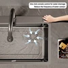Gray Stainless Steel Kitchen Sink Large Capacity Single Bowl Thickened Handmade Multifunctional Basin With Multiple Accessories 4