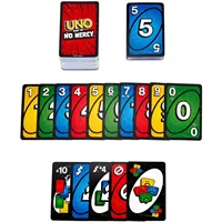 100% الأصلي ماتيل UNO Show 'Em No Mercy لعبة ببطاقات ورقية العلامة التجارية الأصلية,هدايا عيد الميلاد,ألعاب الطاولة,الأطراف العائلية السفر 5