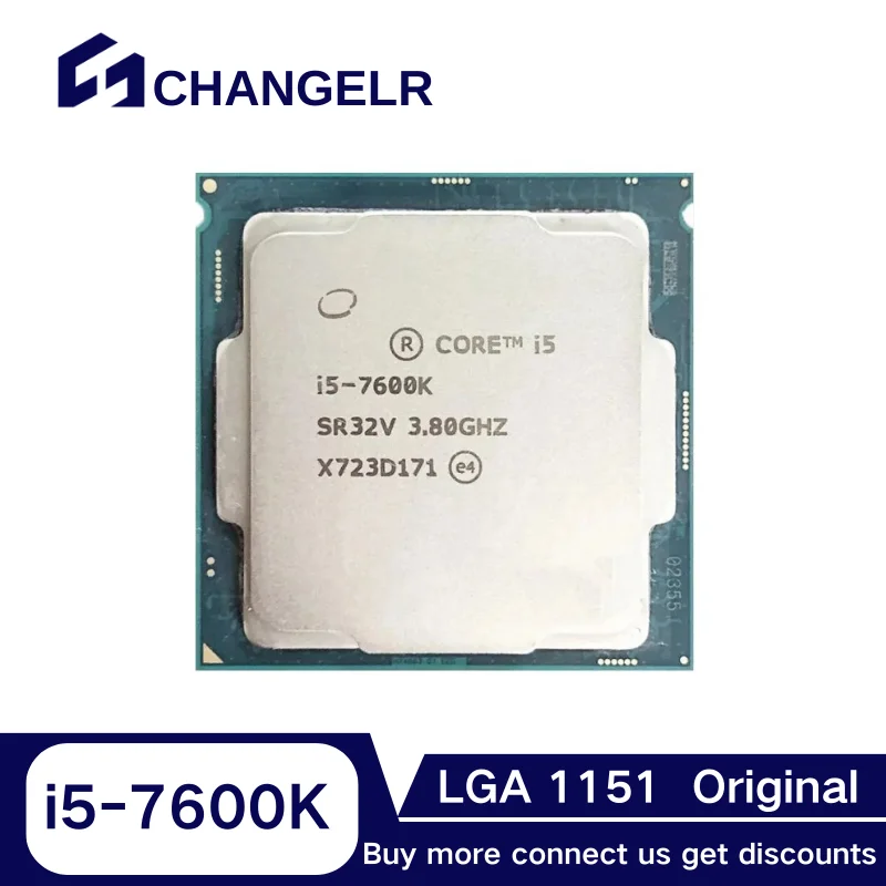

Processor Core i5-7600K SR32V 4Cores 4Threads FCLGA1151 i5 cpu 14nm 3.4GHz 6Mb L3 LGA1151