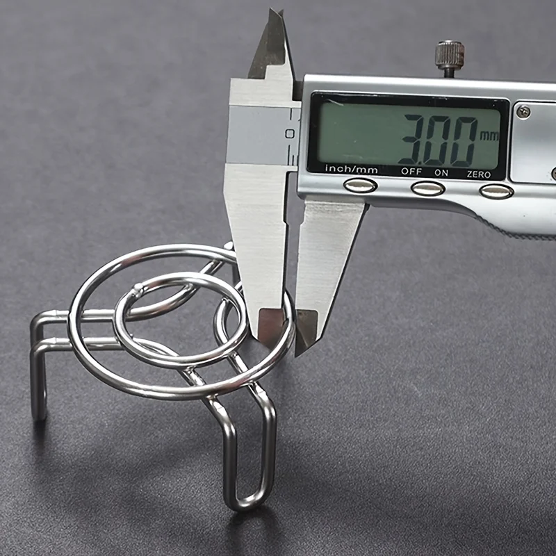 2-Inch Stainless Steel Steaming Rack - for Boiling, Simmering, or Heating Small Portions - Camping, Office, Home Kitchen Used