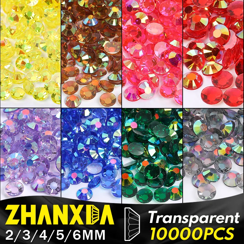 Wholesale Bulk Bag 3000PCS 4mm Resin Flat Back Rhinestone, Clear Crystal  Round Non Hotfix Flatback Resin Rhinestones for Nails, Tumblers, DIY Bling