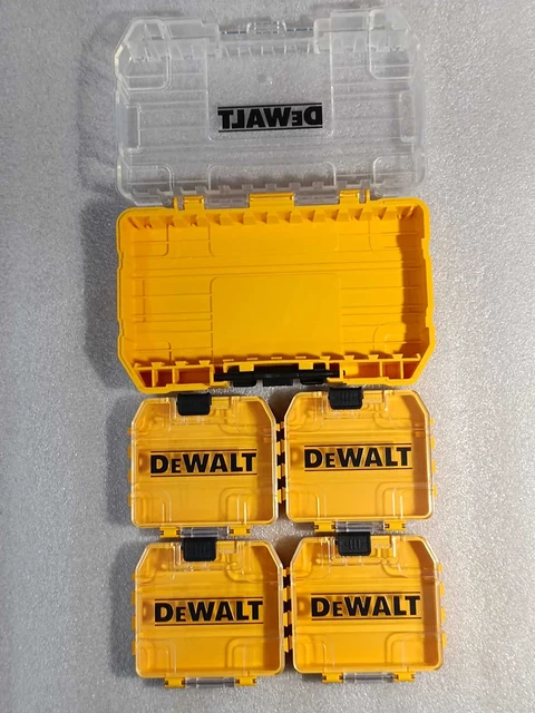 Petit coffret DEWALT TOUGHCASE™ y compris boîte de déversement et supports  pour embouts de vissage 25mm et 57mm, vide à remplir DT70801-QZ