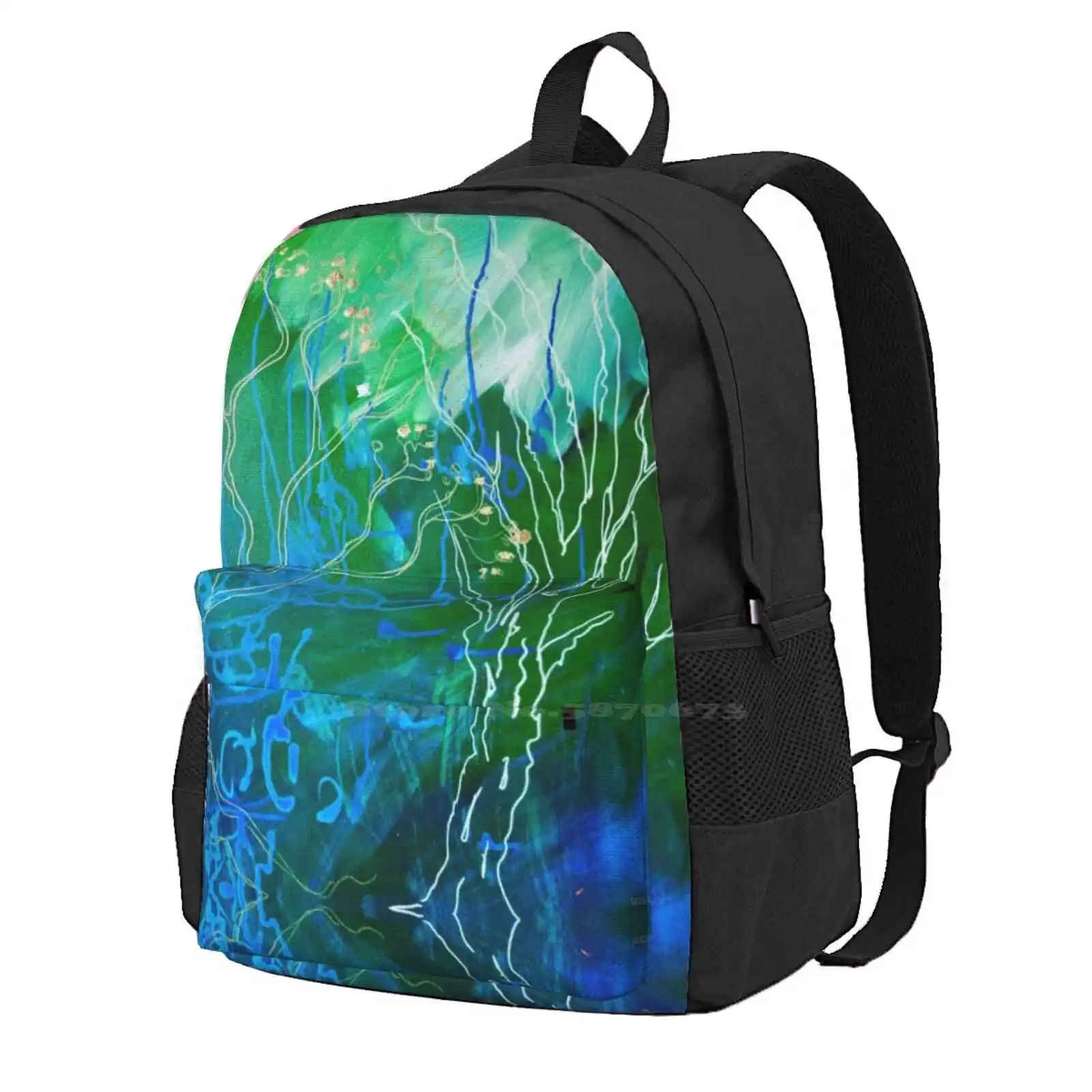 

Штурмовая ночь, оригинальные художественные рюкзаки Лара бардсли для школы, дорожные сумки для девочек-подростков, оригинальные художественные блюз