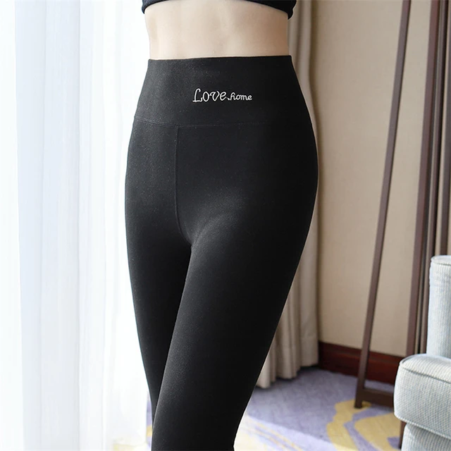 Cheap Winter leggings Women Plus Velvet High Waist Warm Legging