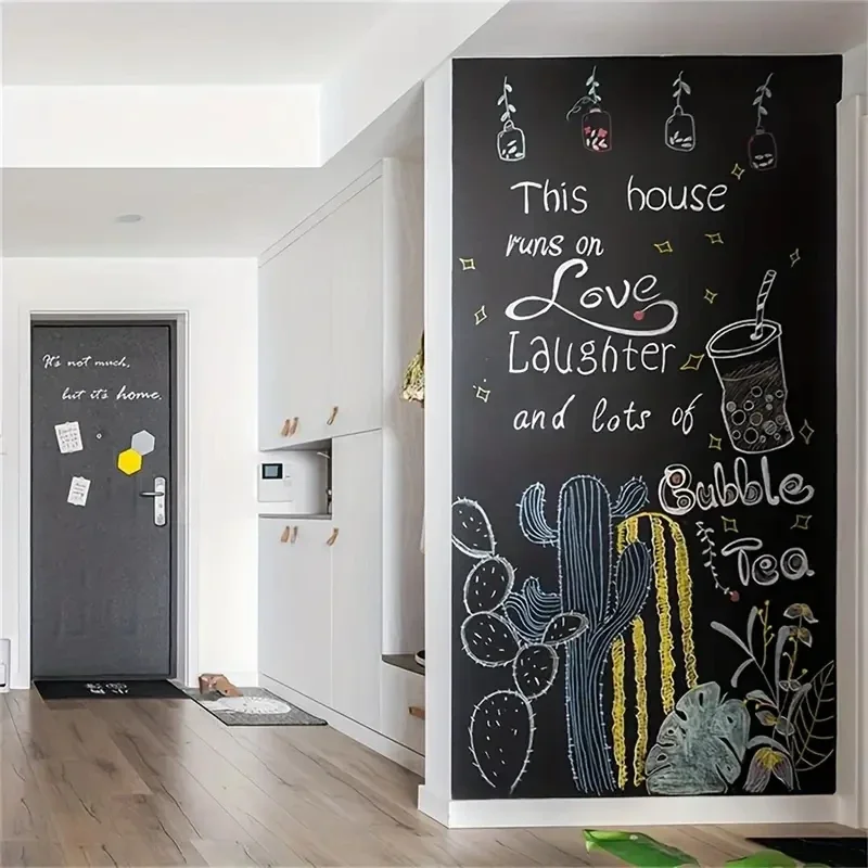Children's graffiti blackboard stickers office teaching green boards wall stickers and whiteboard stickers blackboard stickers