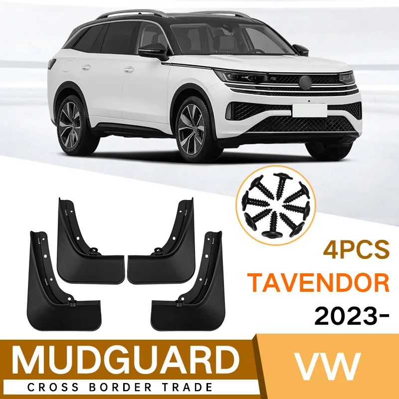 Auto zástěrky mudguards blatník pro VW Volkswagen tavendor 2023 blatník bahno dávat pozor klapka stříkající klapky blatník auto příslušenství