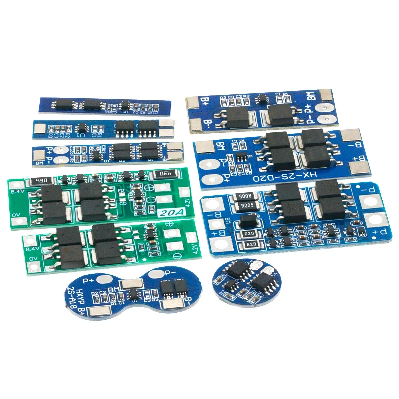 Lithium Battery Board 2S 3A 4A 5A 8A 10A 13A 20A 7.4V 8.4V Li-ion 18650 Protection BMS Standard Balance