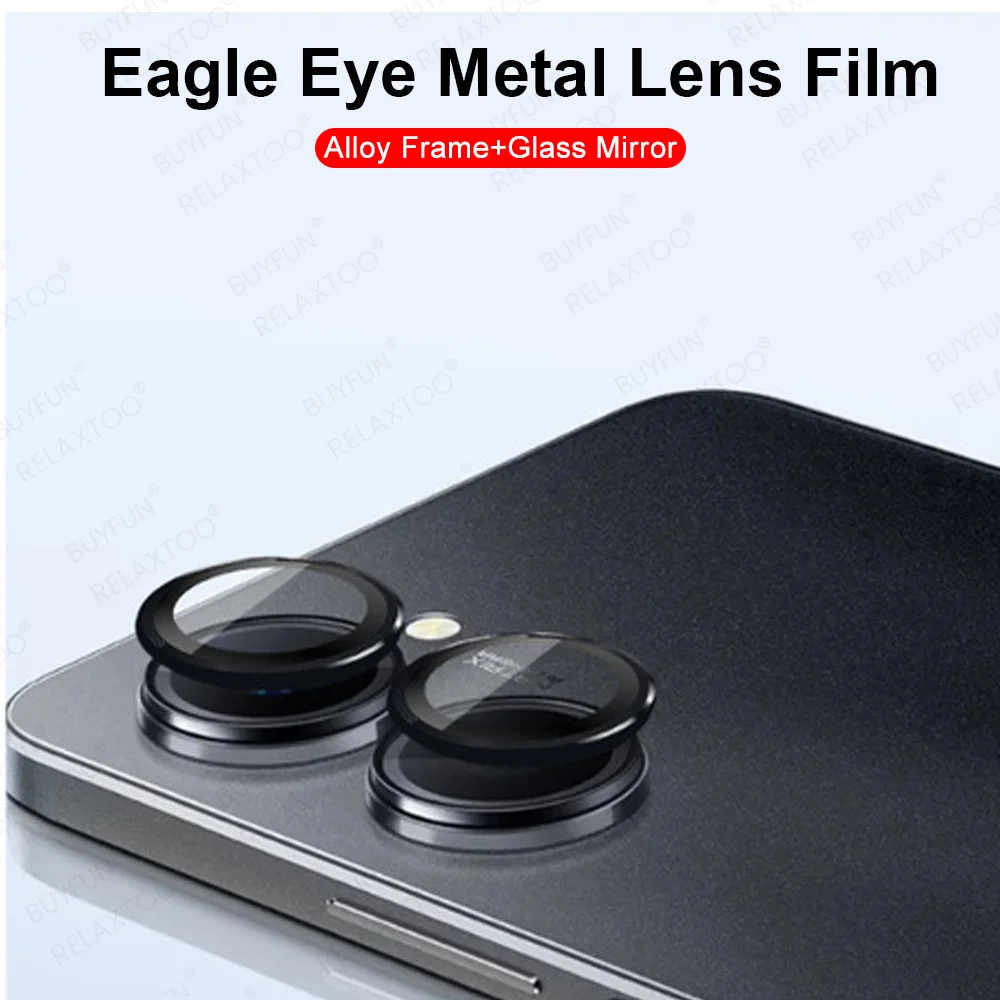 Per Realme 10 Pro + Realme10 4G 3D Alloy Eagle Lens Ring Case Cap Realme10Pro Plus Realmy 10 Pro 5G Back Cover Camera Protector