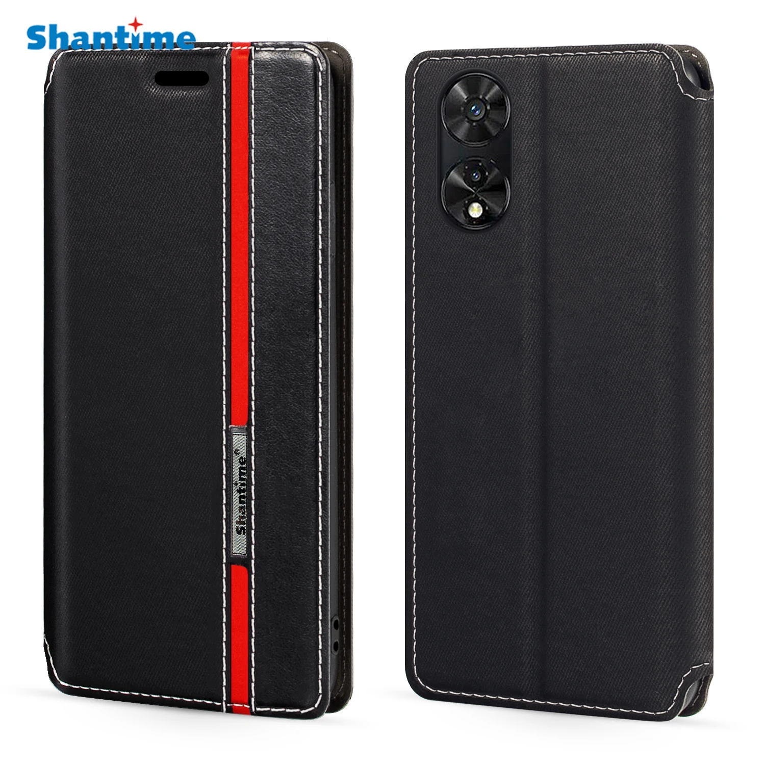 

For TCL 505 4G Case Fashion Multicolor Magnetic Closure Leather Flip Case Cover with Card Holder 6.75 inches