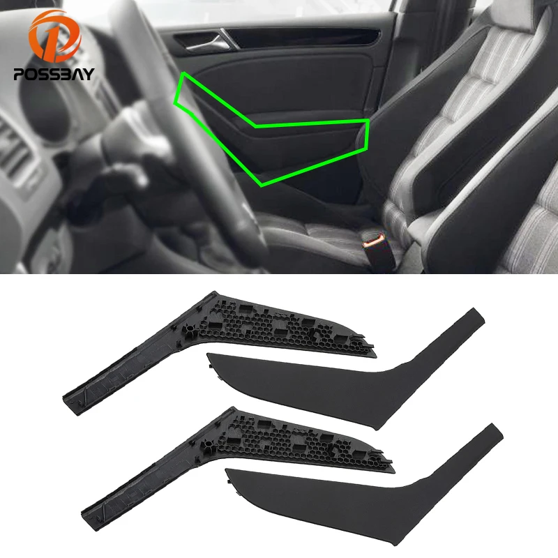 4 Pcs Auto Innen Tür Pull Griff Trim Abdeckung Inneren Zubehör Kappe für VW  Golf 6 MK6 2009 2010 2011 2012 2013 2014 5K4868040A