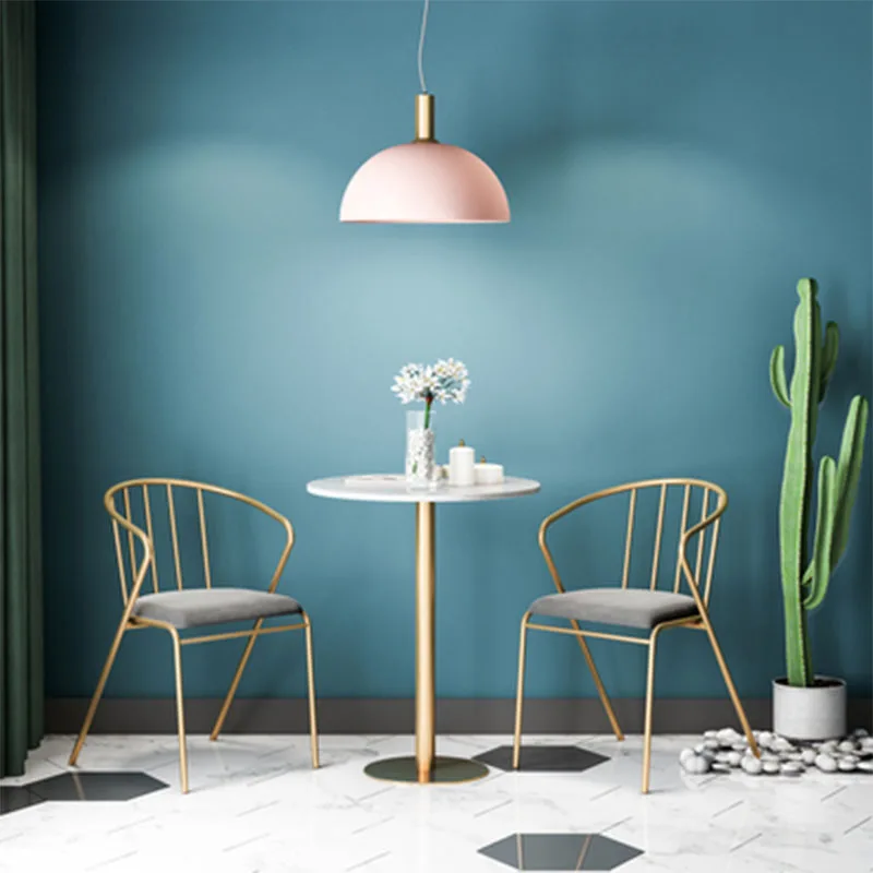 

Nordic Chair Marble Table For Cafe Minimalist Balcony Leisure Single Simplicity Chair Originality