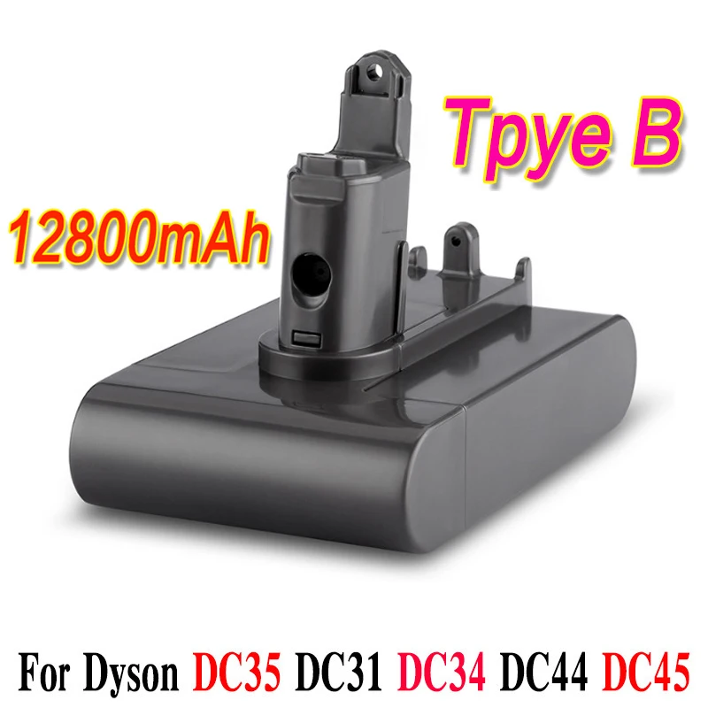 

2022 new Replacement 22.2V B 12800mAh DC31 Type-B Battery For Dyson DC31 DC31B DC35 DC44 DC45 Handheld Power Tool Battery