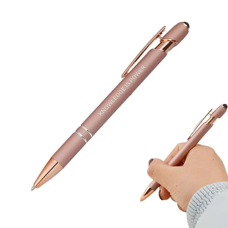

Retractable Ballpoint Pens 2-in-1 Ballpoint Pen With Stylus Tip Work Pen With Super Comfort Grip For Men Women Retractable