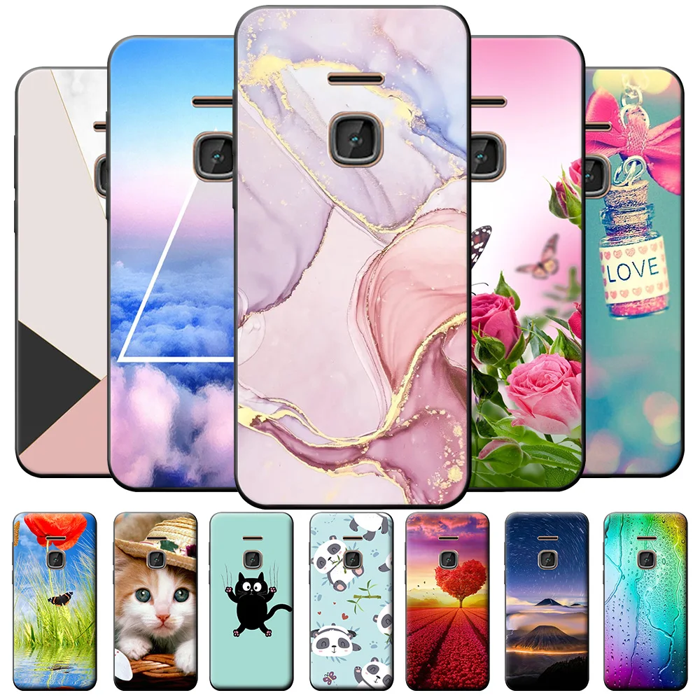 Per Nokia 225 4G Custodia Cover Nokia 215 4G Ta-1284 Custodia Antiurto In Marmo Colorato Per Nokia225 4G Ta-1321 Paraurti In Silicone Tpu Opaco