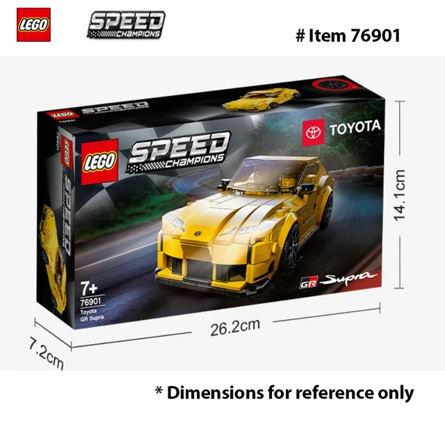 LEGO 76901Speed Champions Toyota GR Supra Collectible Sports Car 