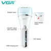 VGR Hair Remover Rechargeable Epilator Professional Lady Shaver Electric 6 In 1 Bikini Leg Body LED Epilator for Women V-733 3