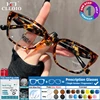 CLLOIO Fashion Street Geometric Cat Eye Prescription Myopia Glasses Women Photochromic Reading Glasse Optical Lenses With Recipe