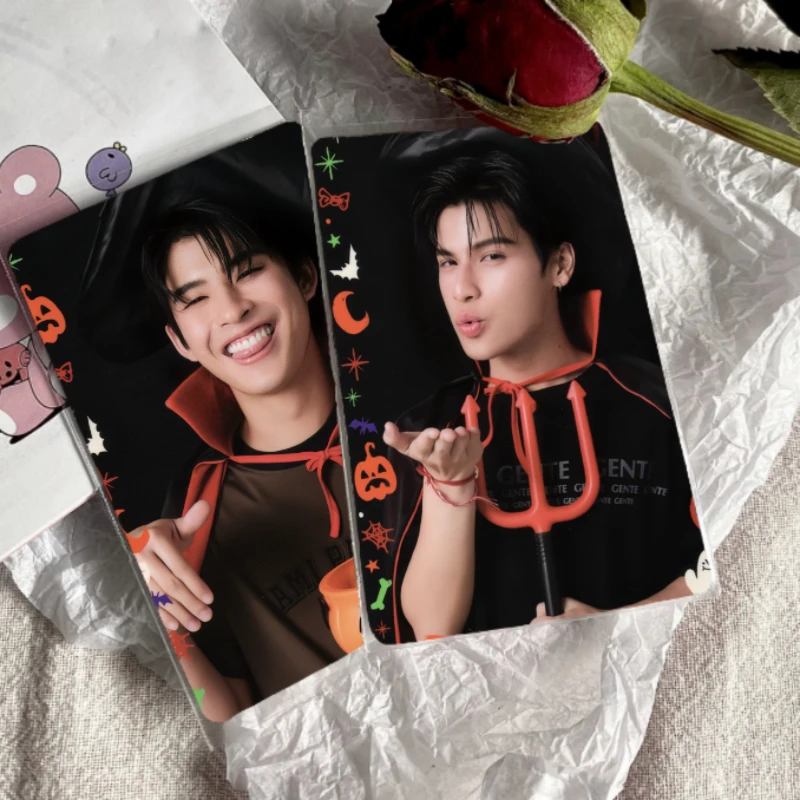 2PC/SET 중복 없는 할로윈 시리즈 Cherish Photo Joongdunk Jimmysea Earthmix Perthsanta 양면 3인치 8.4*5.6cm 프린트 카드