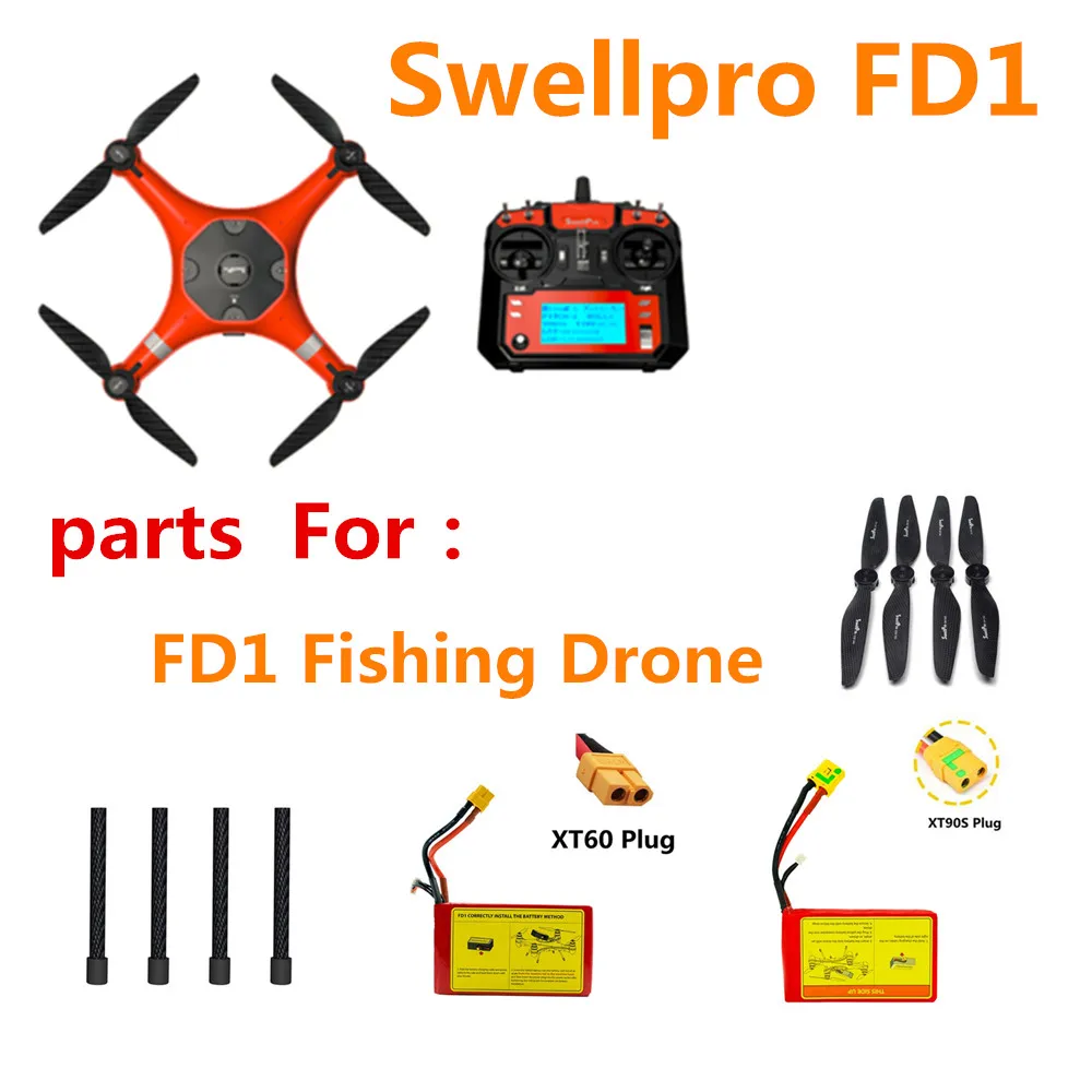 SwellPro FD1 Drone Battery 4S 15.2V 6500mAh /Propeller Blade / Swellpro