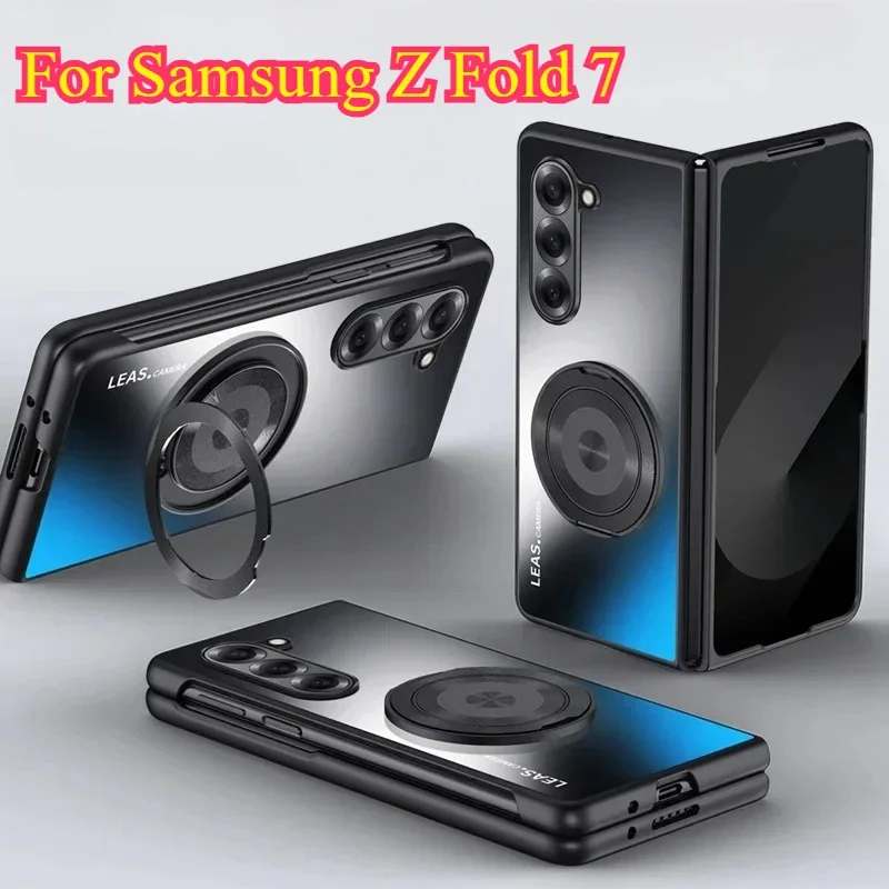 AG Frosted Matte Stand Phone Case with Shockproof Magnetic Ring Holder and Hard Bumper