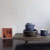 New Chinese Solid Wood Tray Tea Set Household TeaRoom Tea CupOrnament Wooden Tray Singing Bowl Bandejas Decorativas Jewelry Dish 3