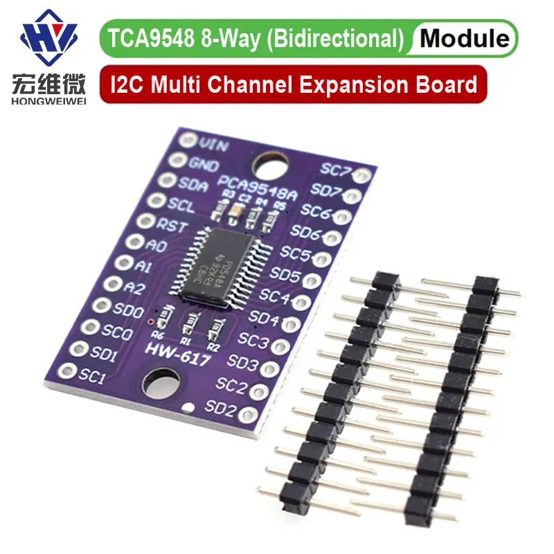 TCA9548 TCA9548A 1 To 8 I2C 8-channel IIC Multi-channel Multiplexer Breakout Module for Arduino Development Expansion Board image 1