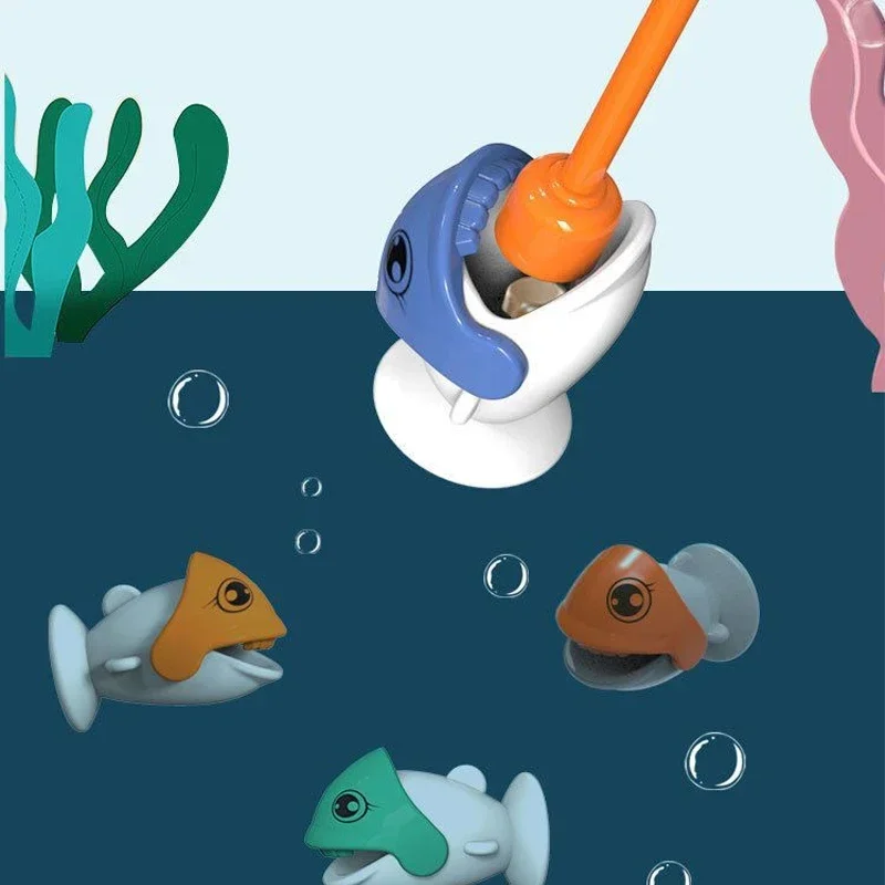 Children Magnetic Fishing Toy Dinosaur Magnetic Fishing Rod Game for Baby Fishing Early Educational Toys for Kids Birthday Gifts 4