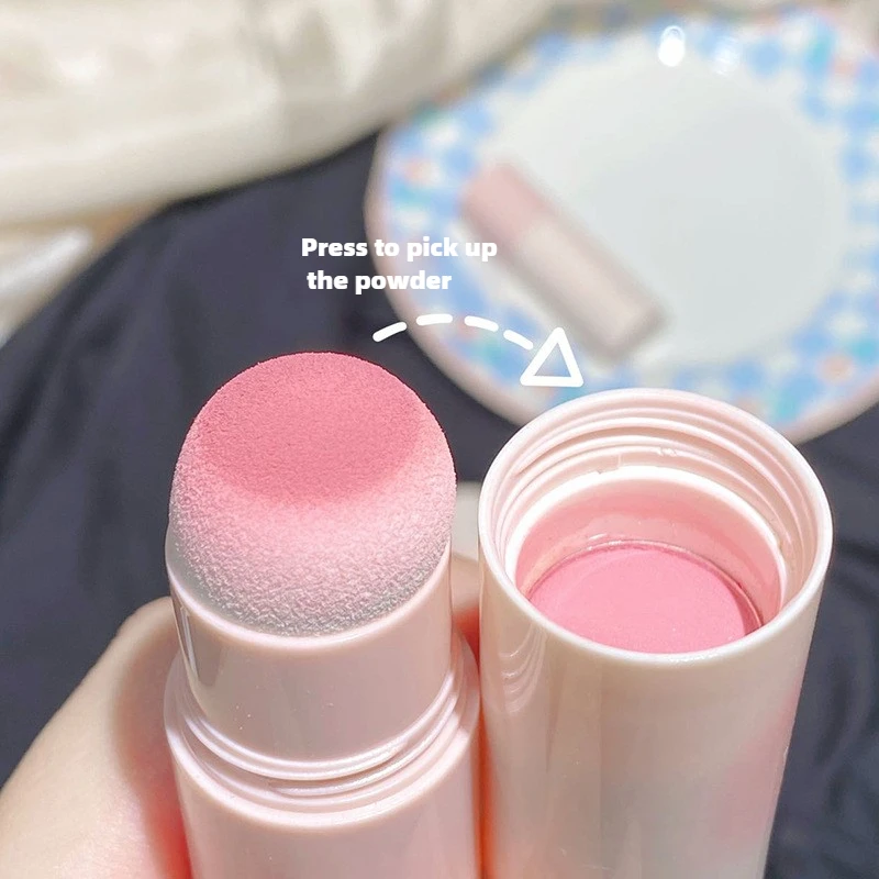 Soft Fog Blush Stick Korean Style Brightening Dual-Use for Lips and Cheeks blush stick facial blusher