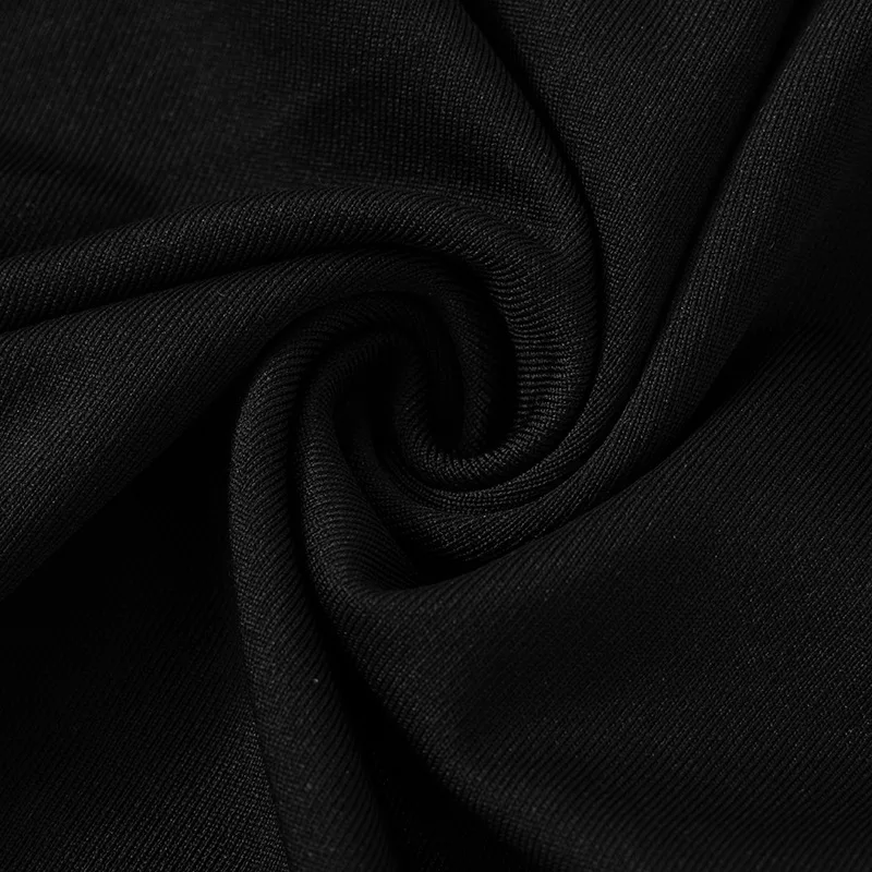 Cryptographic Fashion Black Sexy Cut Out Maxi Dress Bandage Party Club Outfits Long Sleeve Plunge Dresses Elegant Gown Vestido