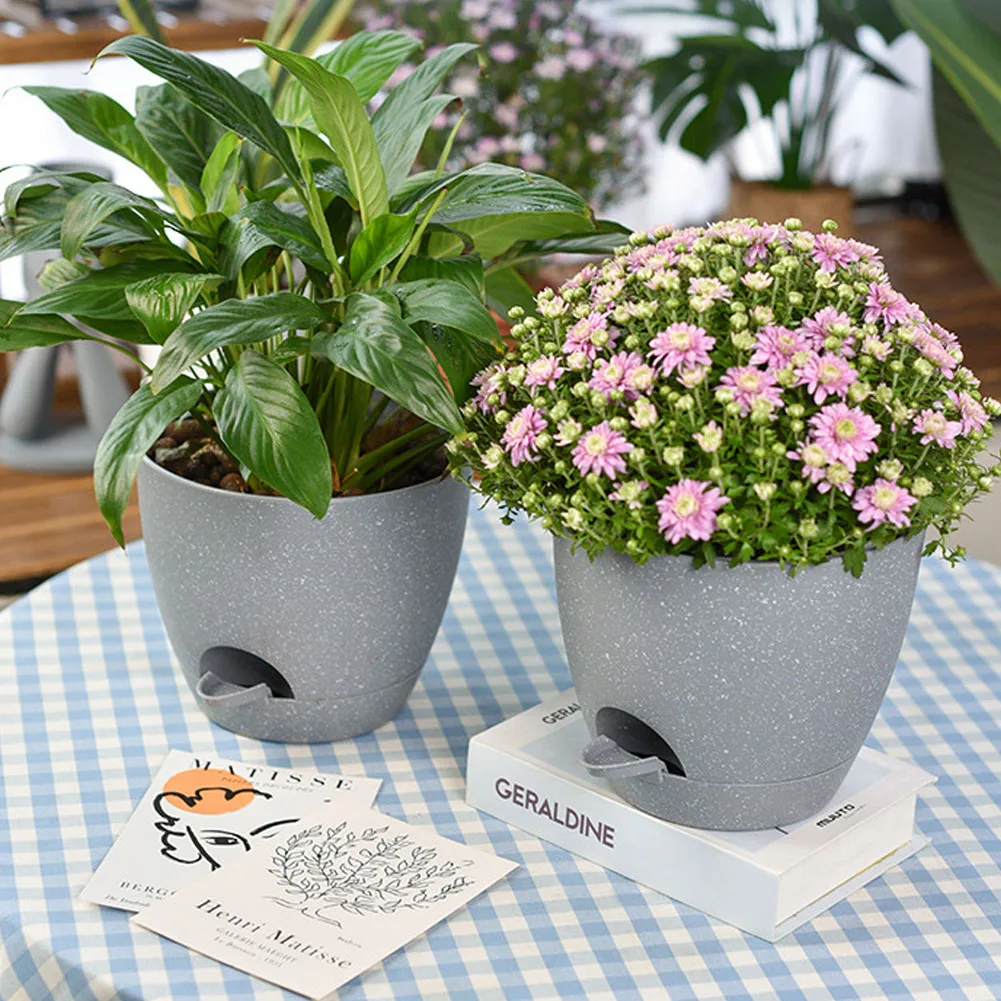 

Plant Planters Flower Pot 3PCS Breathable Garden Tool Self Watering Planters For Indoor Outdoor Plants Brand New
