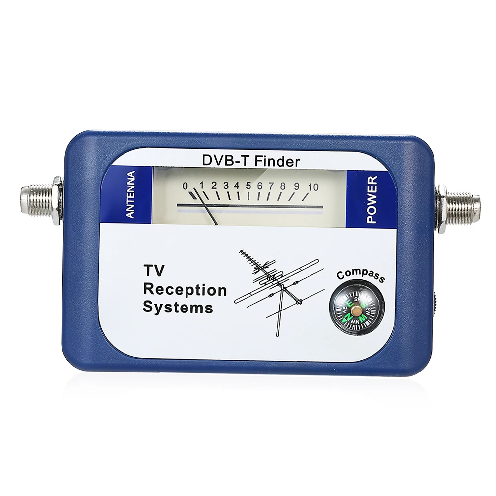 Buscador de antena de Tv Antena Medidor de señal terrestre digital Puntero  Receptor de satélite de TV