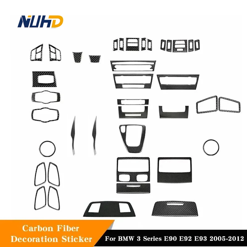 

Автомобильный патч из углеродного волокна для BMW 3 серии E90 E92 E93 2005-2012 полные части внутренняя отделка Декоративные наклейки аксессуары