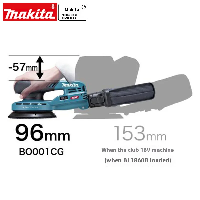 Makita BO001 Charging Disk Orbital Sander 96MM Flat Sander  - Host Only 4