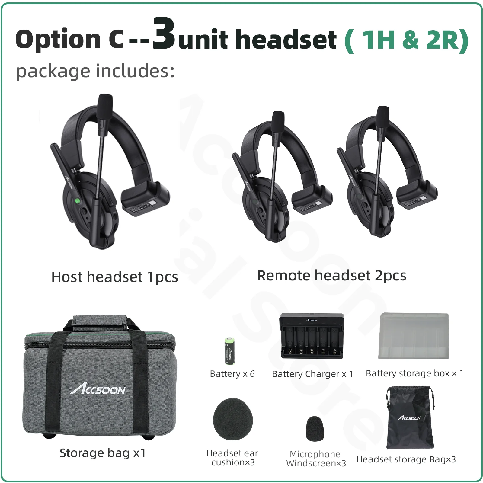 Accsoon CoMo 무선 헤드셋 인터콤 시스템, 400m 범위, 소음 감소, 인터콤 헤드셋, 9 명의 사용자, TV 영화 팀워크  촬영 - AliExpress