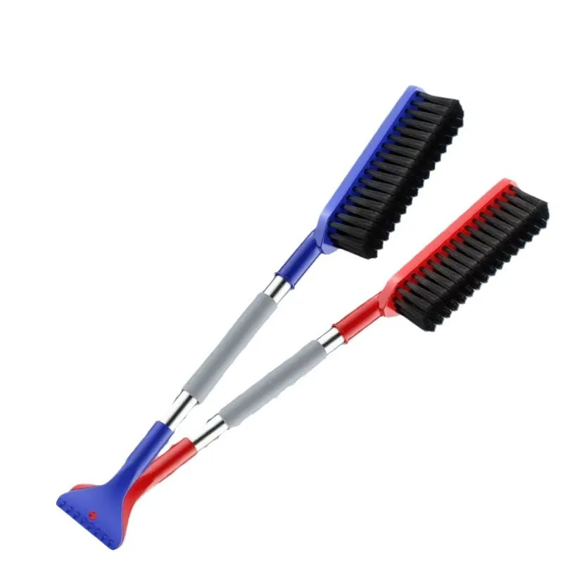 Car Snow Brush Extendable Cleaning Removal Shovel Scraper Winter Auto Brushes Windshield Deicer Detachable Tools Wash Defroster