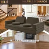 Kids Couch Extended Size 10PCS with futons, Floor Couch Floor Sofa Modular Furniture for Kids and Adults,Modular Foam Play Couch 5