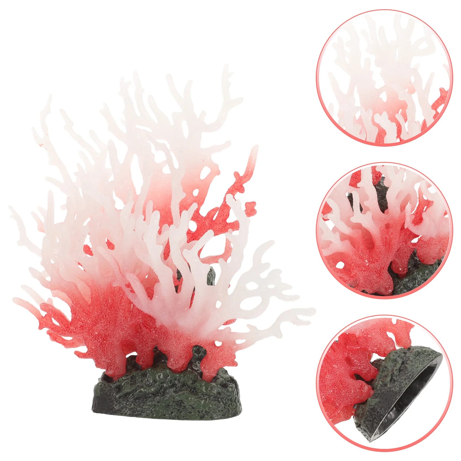 

Coral Ornaments Fish Tank Accessories Aquarium Decorations Turtle Artificial Supplies Pvc for Large