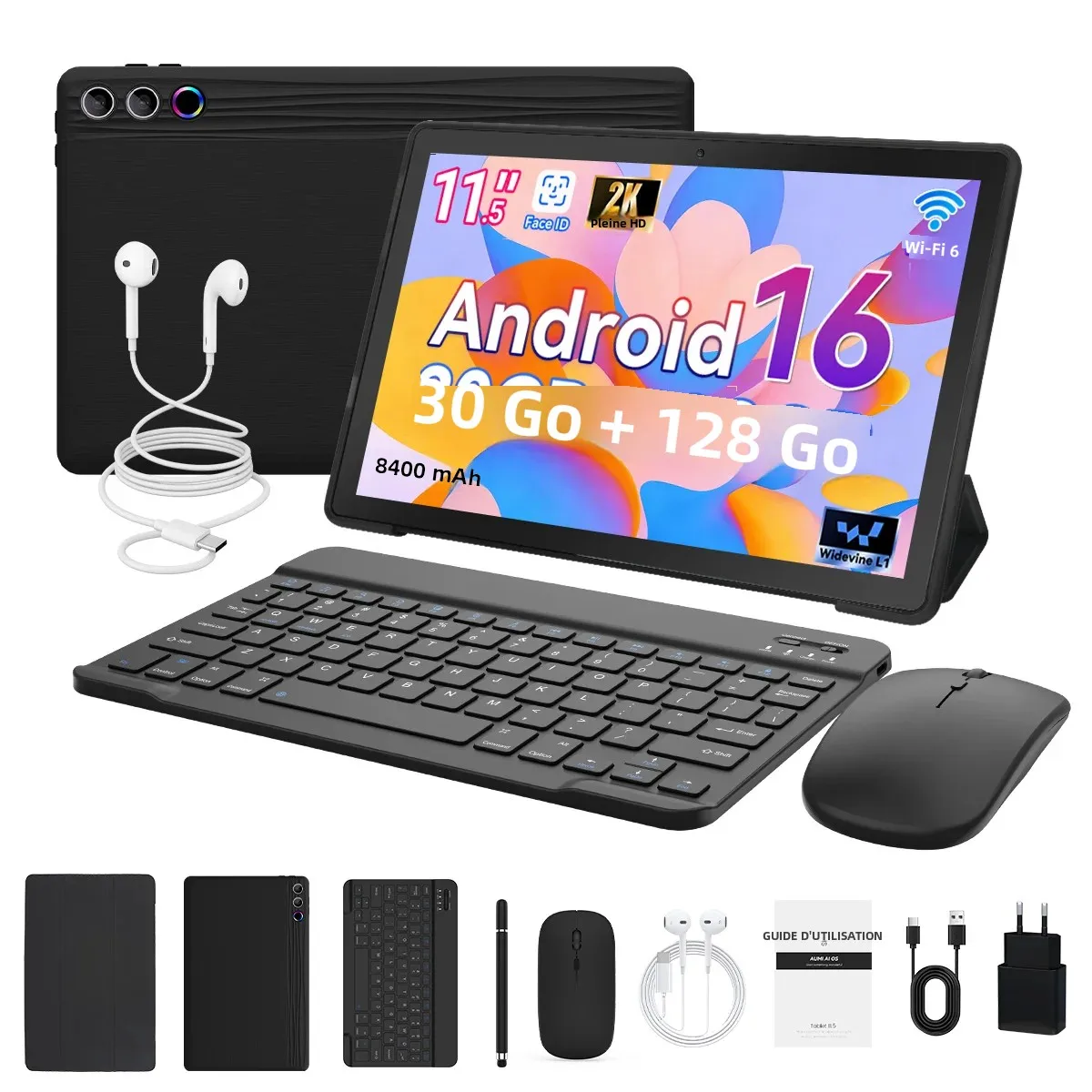 Android 15 Tablet 128gb 8400mah 2k Ips Display Wifi 6 Dual Kamera_voghion.com