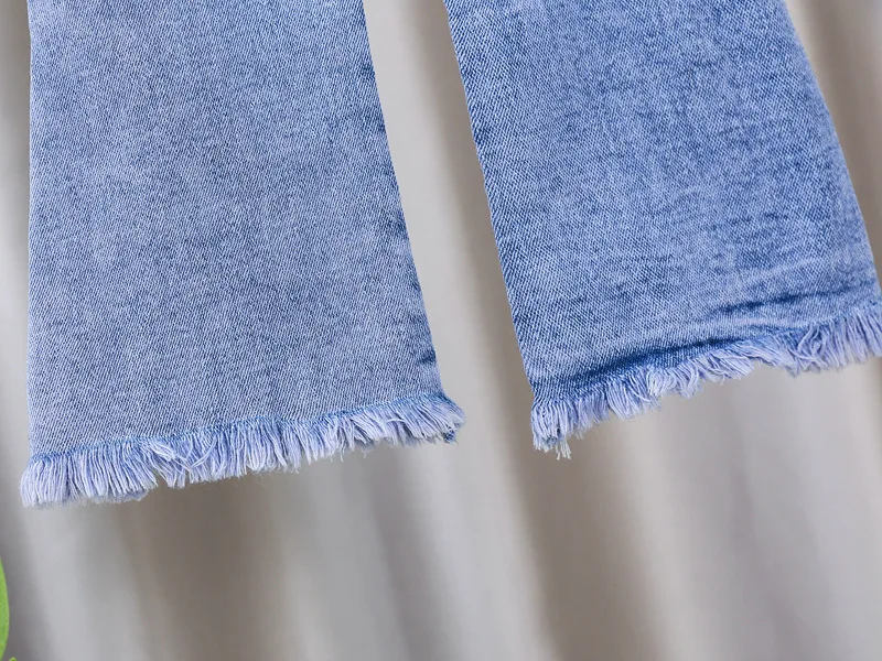 سراويل للأطفال بطباعة كرتونية ، جينز فضفاض غير رسمي يناسب جميع الملابس ، أولاد وبنات ، ربيع ، خريف ، جديد ،