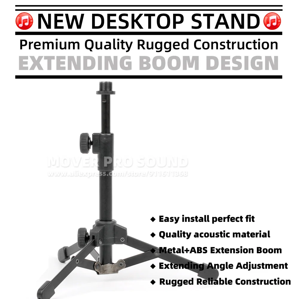 Adjustable Tabletop Mic Boom Holder For RODE NT-USB NTUSB Table Mike Desk Tripod Mount Extending Desktop Microphone Stand