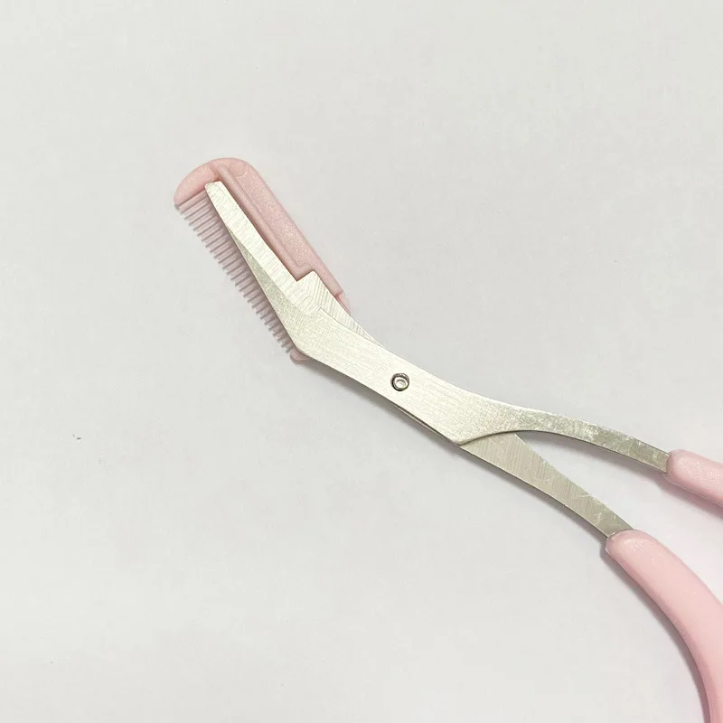 Eyebrow Trimming Knife Eyebrow Face Razor For Women Professional Scissors With Comb Brow Trimmer Scraper Accessory eyebrow scissors